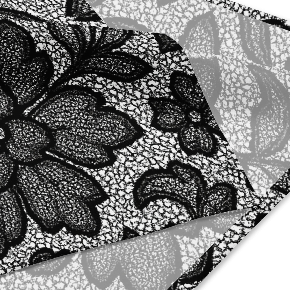 Black Lace Lingerie Bandana