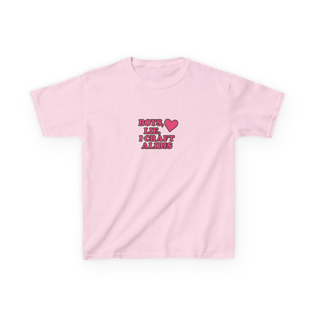 Boys Lie, I Craft Alibis Graphic Baby Tee