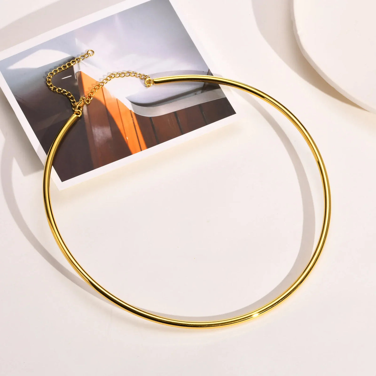 Dainty Y2K Solid Choker Necklace