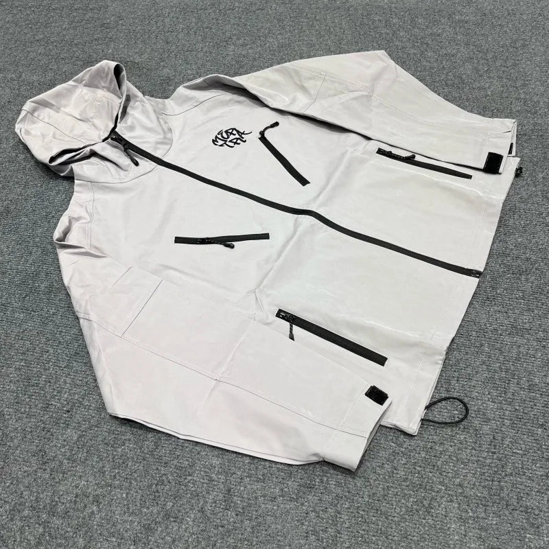 Embroidered Y2K Waterproof Windbreaker Jacket