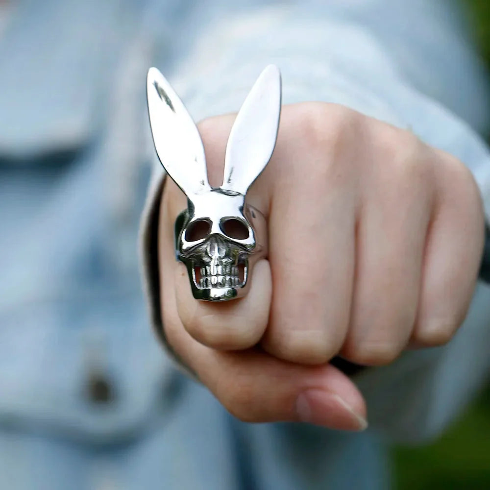 Bad Bunny Mask Ring