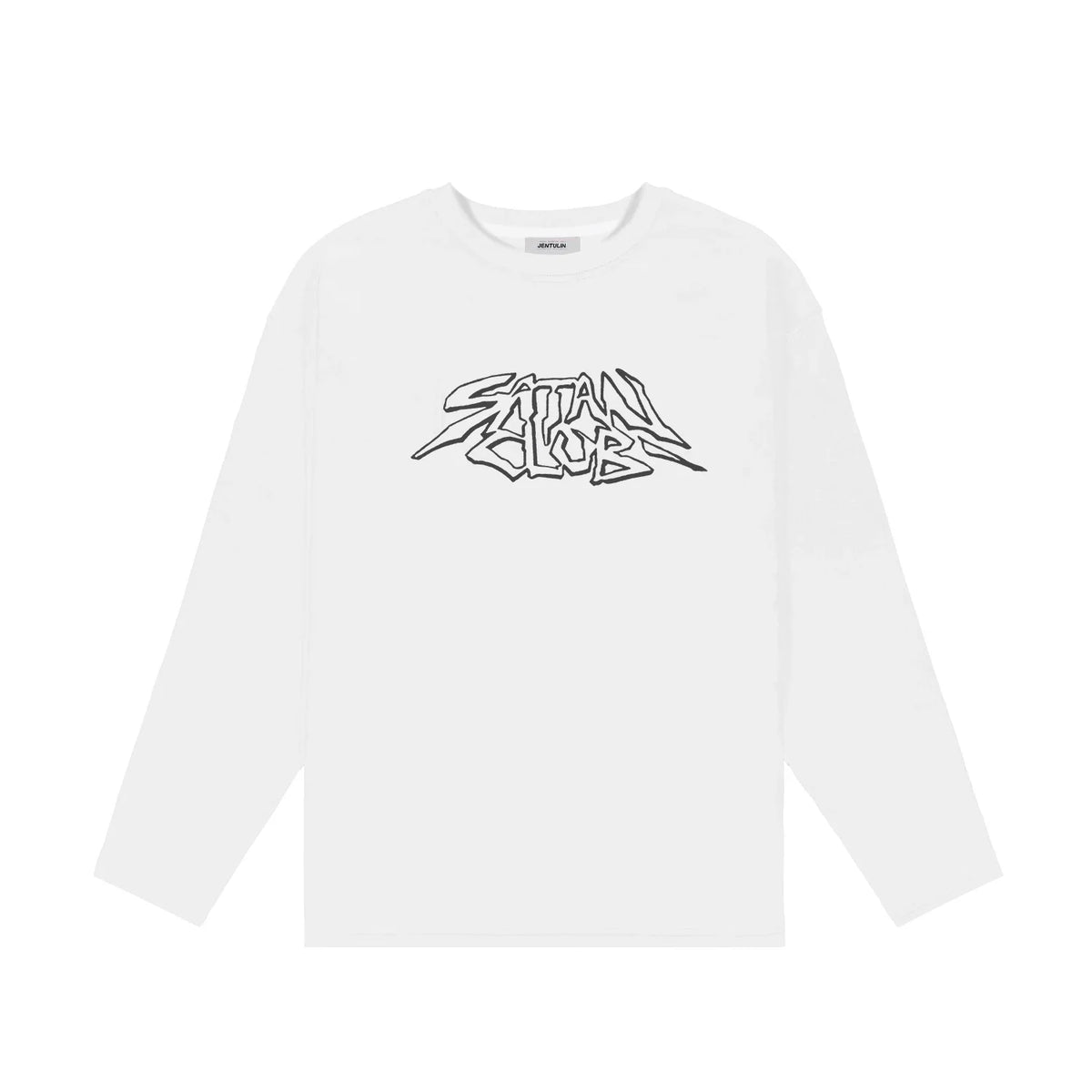 Y2K Satan Club Graphic Print Long Sleeve Top T-Shirt