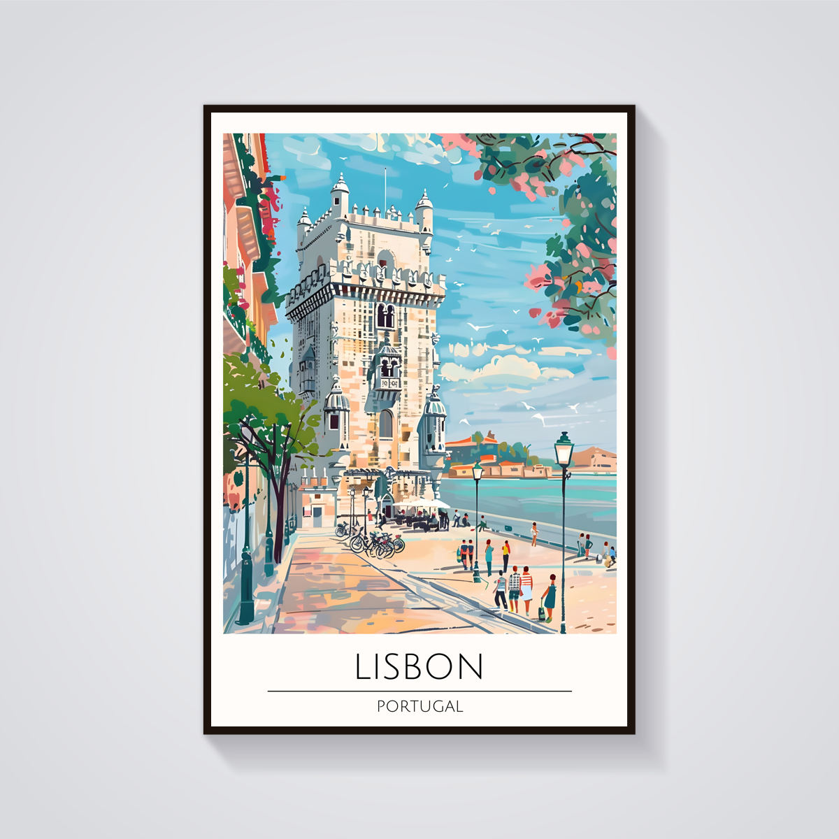 Lisbon Belem Tower Poster