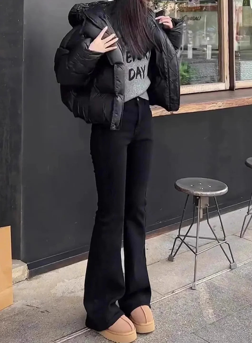 Minimalist Low Waist Y2K Flared Jeans