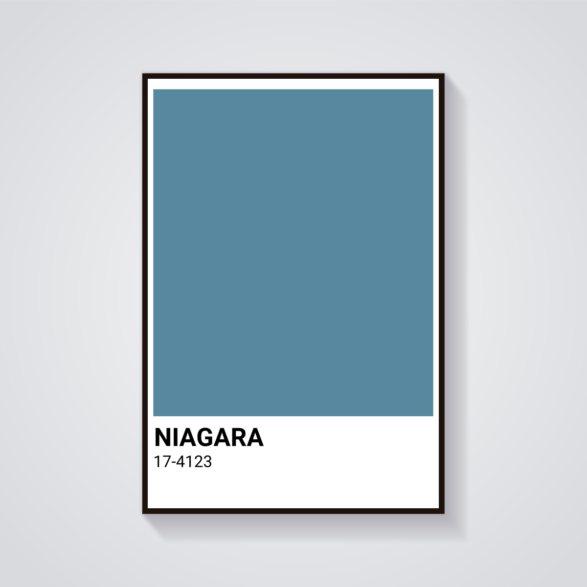 Niagara Blue Shade Poster