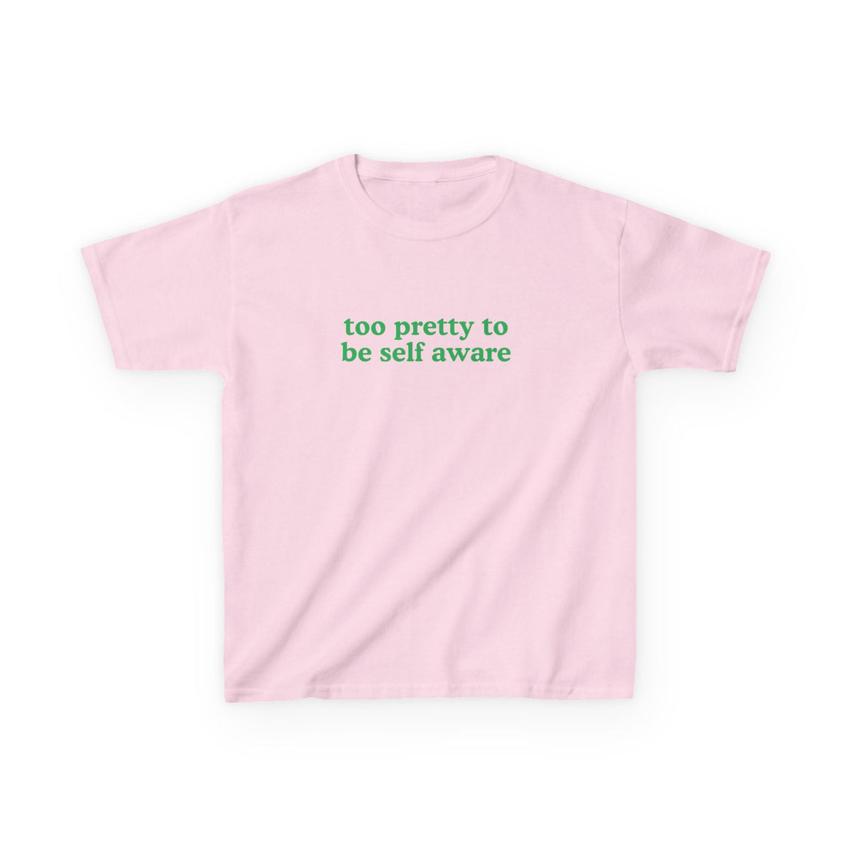 Too Pretty to be Self Aware Brat Baby Tee