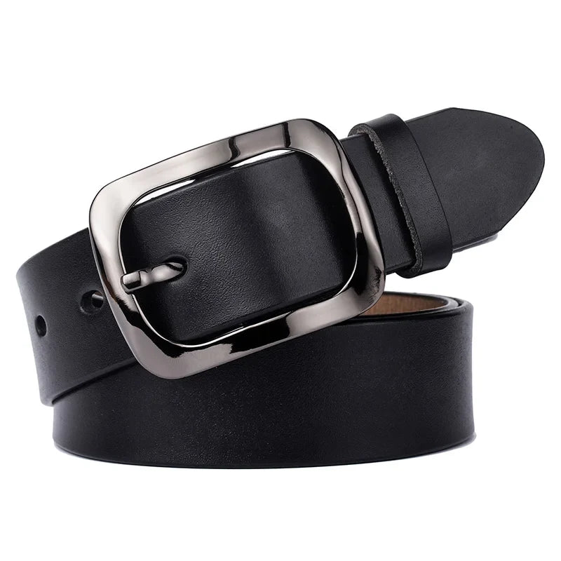 Womens Y2K Leather Belt