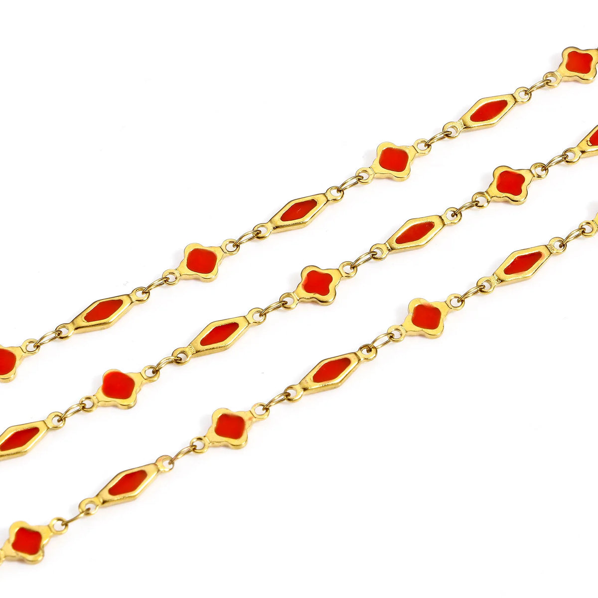 Y2K 1 Meter Geometric Necklace