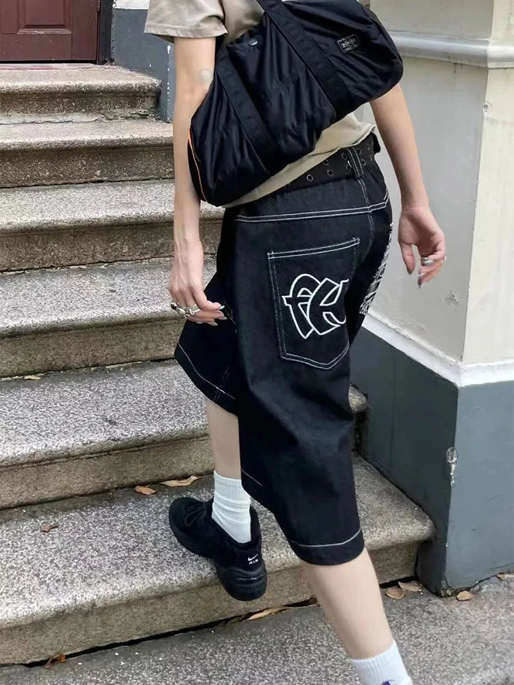 Y2K Baggy Denim Shorts Jorts