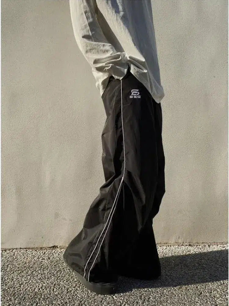 Y2K Baggy Shell Joggers Trousers
