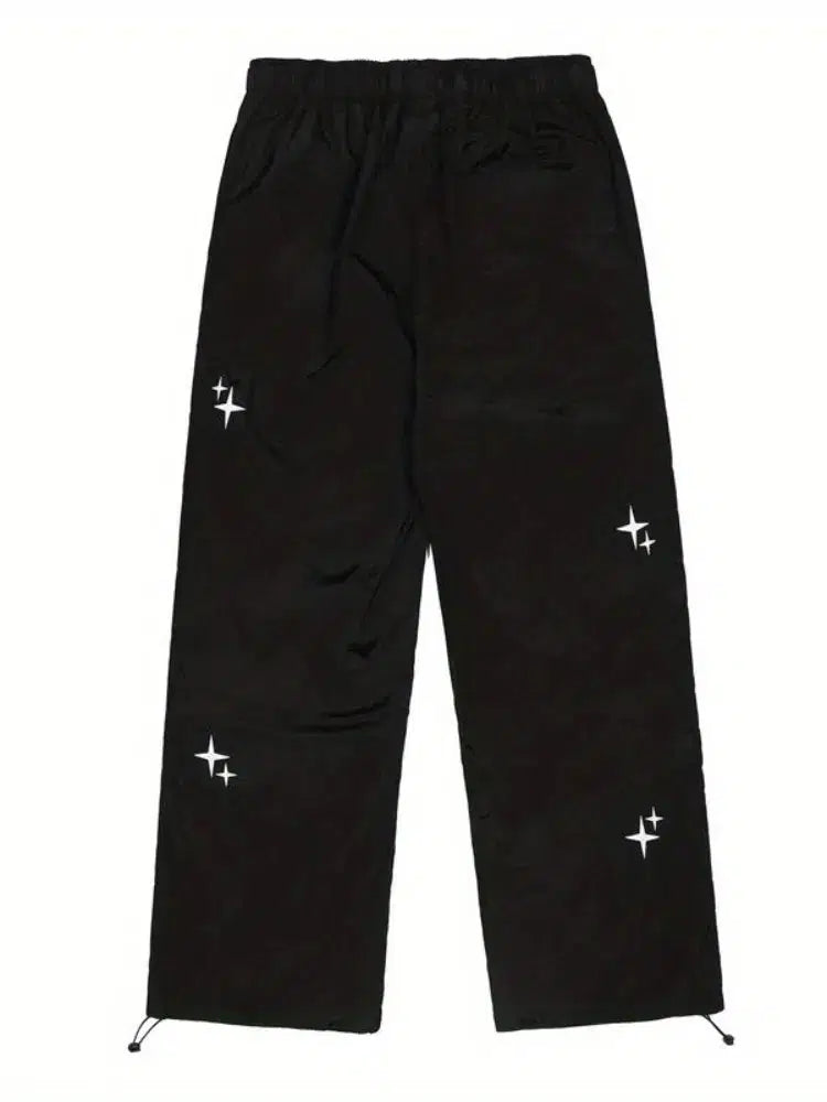 Y2K Baggy Star Joggers Trousers