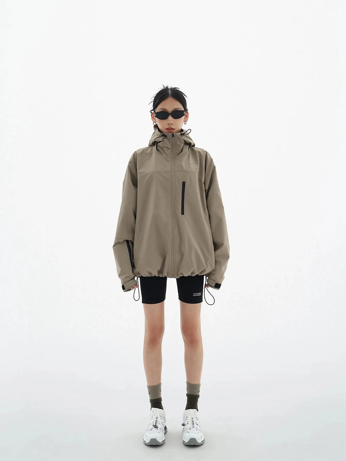 Y2K Baggy Waterproof Rain Jacket Coat