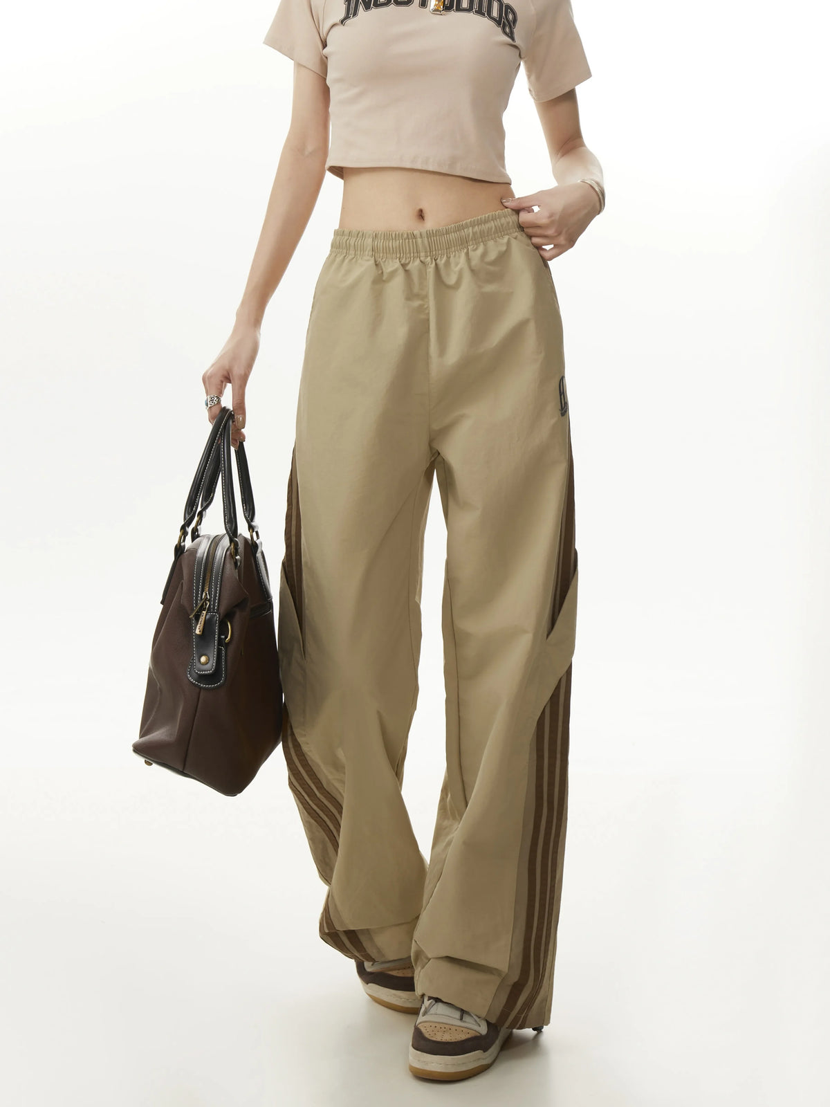 Y2K Casual Baggy Paratrooper Trousers