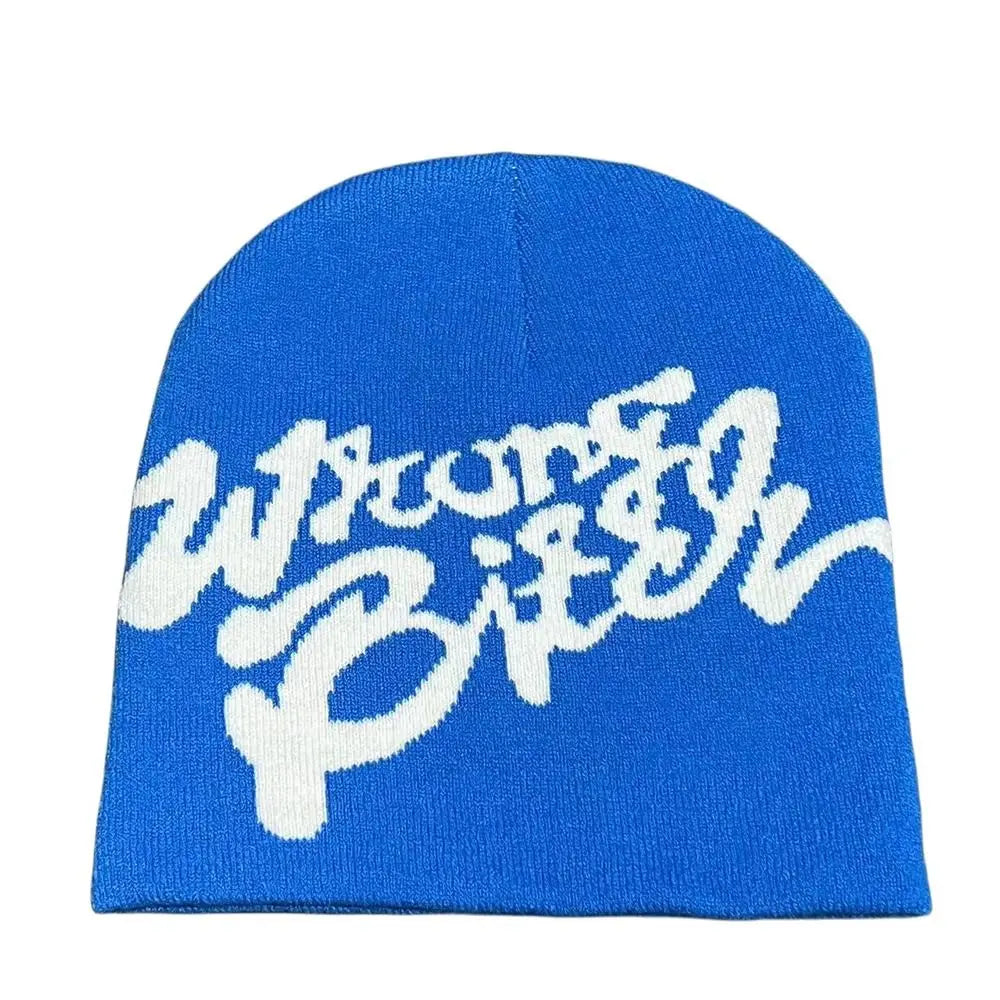 Y2K Graffiti Spray Graphic Beanie