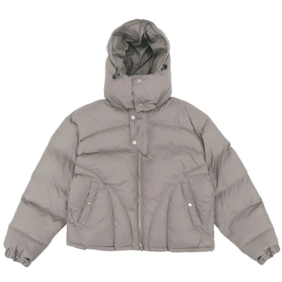 Y2K Hooded Puffer Jacket Coat