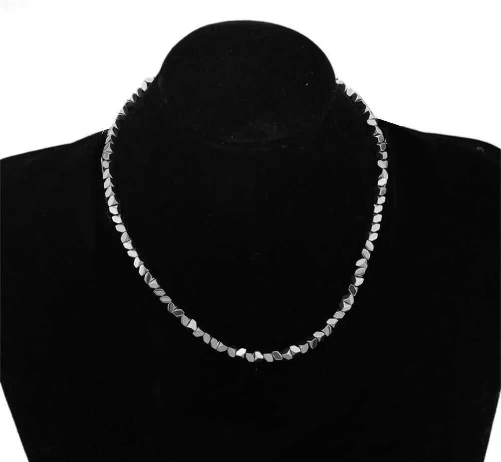 Y2K Irregular Chunk Steel Necklace