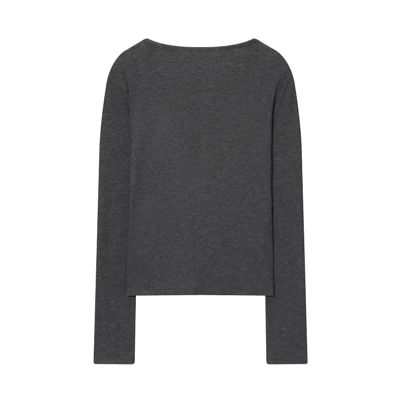 Y2K Lace Cropped Low Cut Cardigan Top