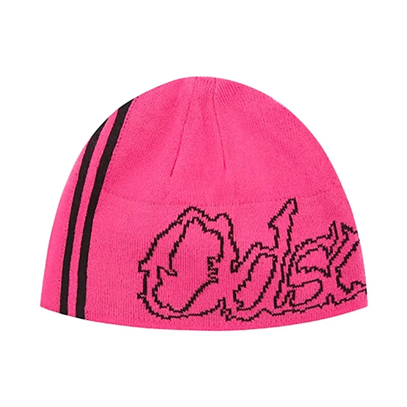 Y2K Letter Jacquard Graphic Beanie