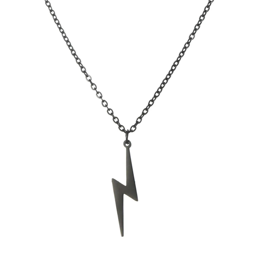 Y2K Lightning Pendant Necklace