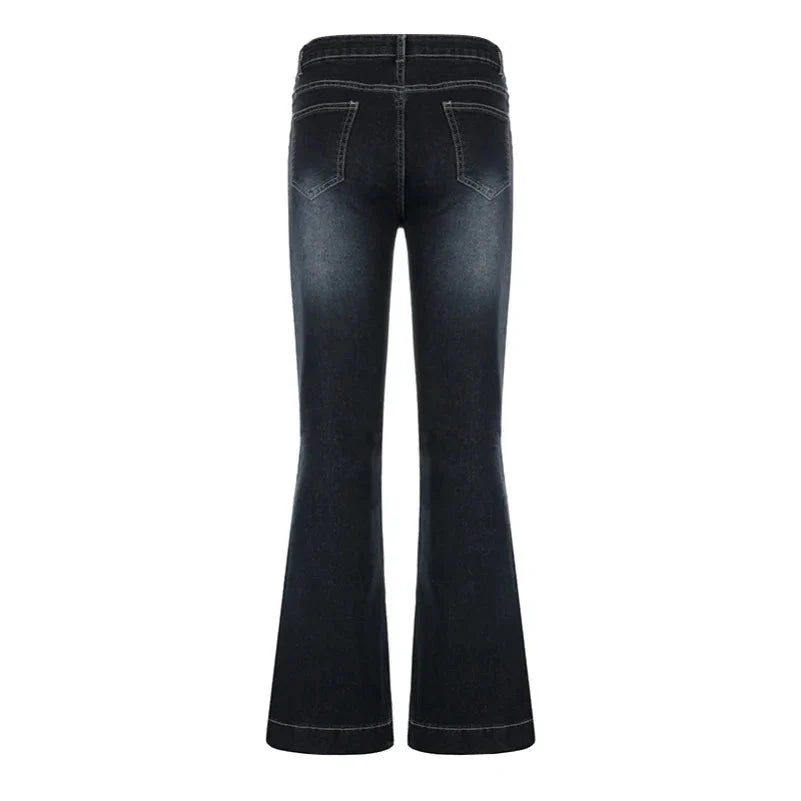 Y2K Low Waist Flared Jeans