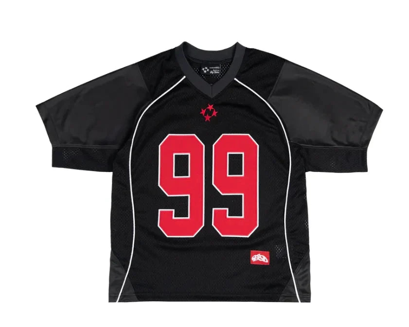 Y2K Mesh 99 American Jersey T Shirt