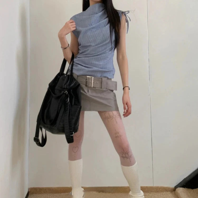 Y2K Minimalist Sleeveless Chic Top