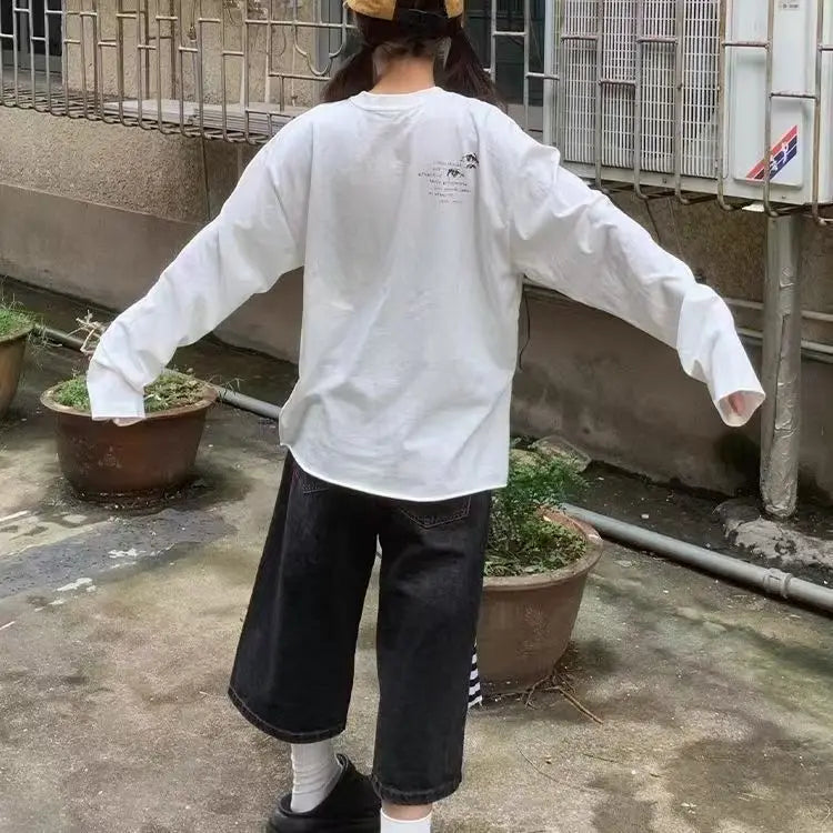 Y2K Obtuse Long Sleeve Graphic Top