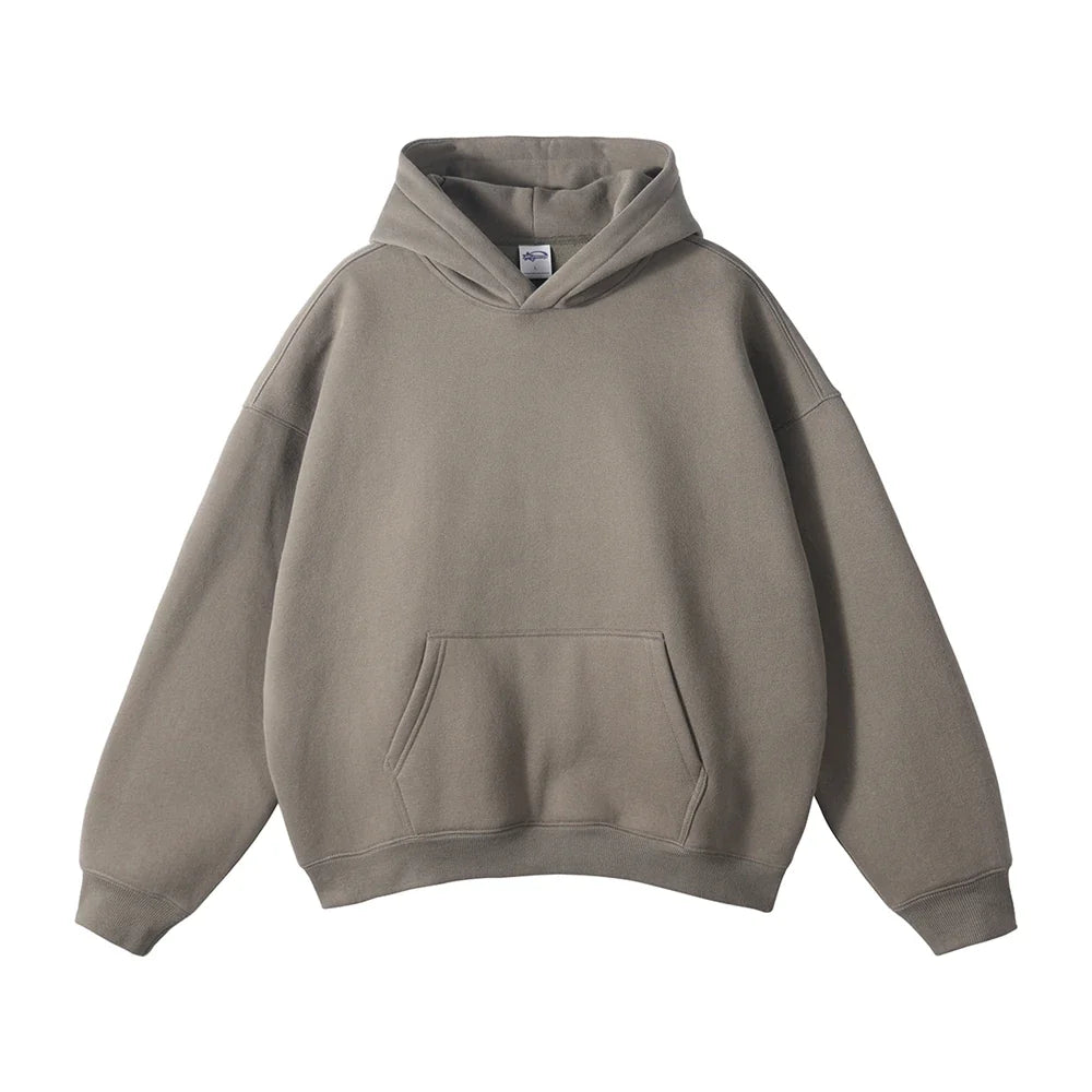 Y2K Origin 350gsm Essentials Plain Baggy Hoodie