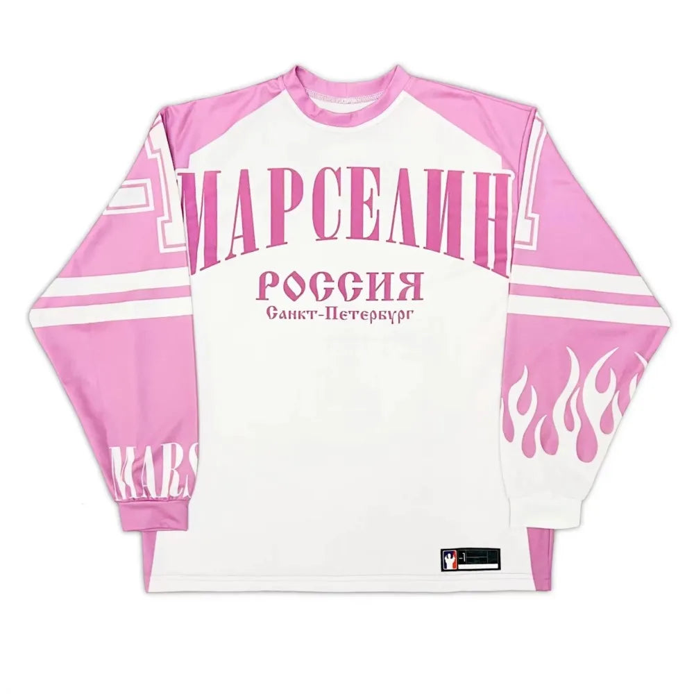 Y2K Oversized Jersey Long Sleeve Top T-Shirt