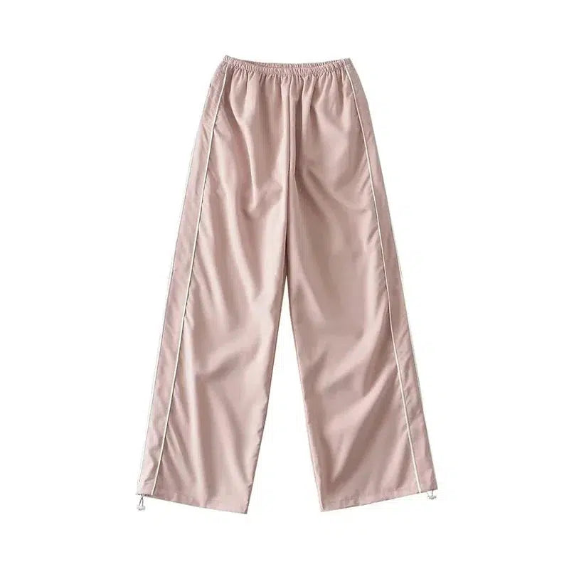 Y2K Parachute Joggers Baby Blue Trousers