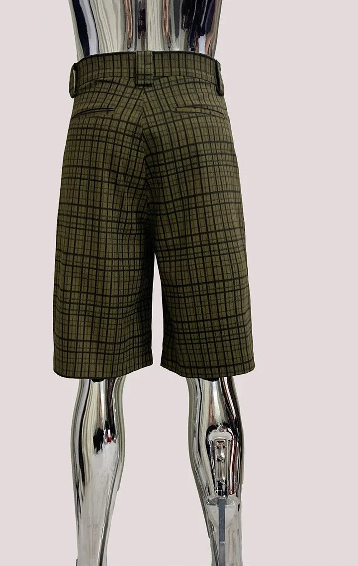 Y2K Plaid Gingham High Waist Jorts