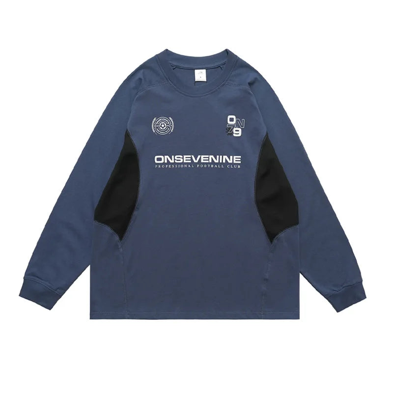 Y2K "United" Graphic Long Sleeve Top