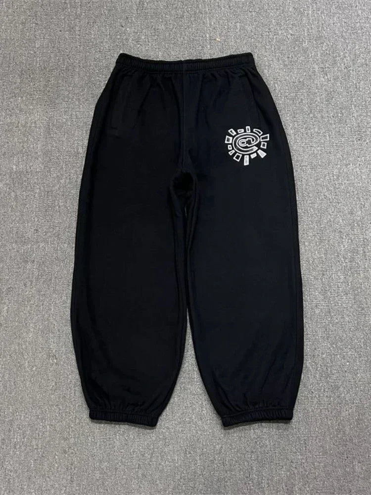 Y2K Vintage Graphic Baggy Sweatpants Jogger Trousers