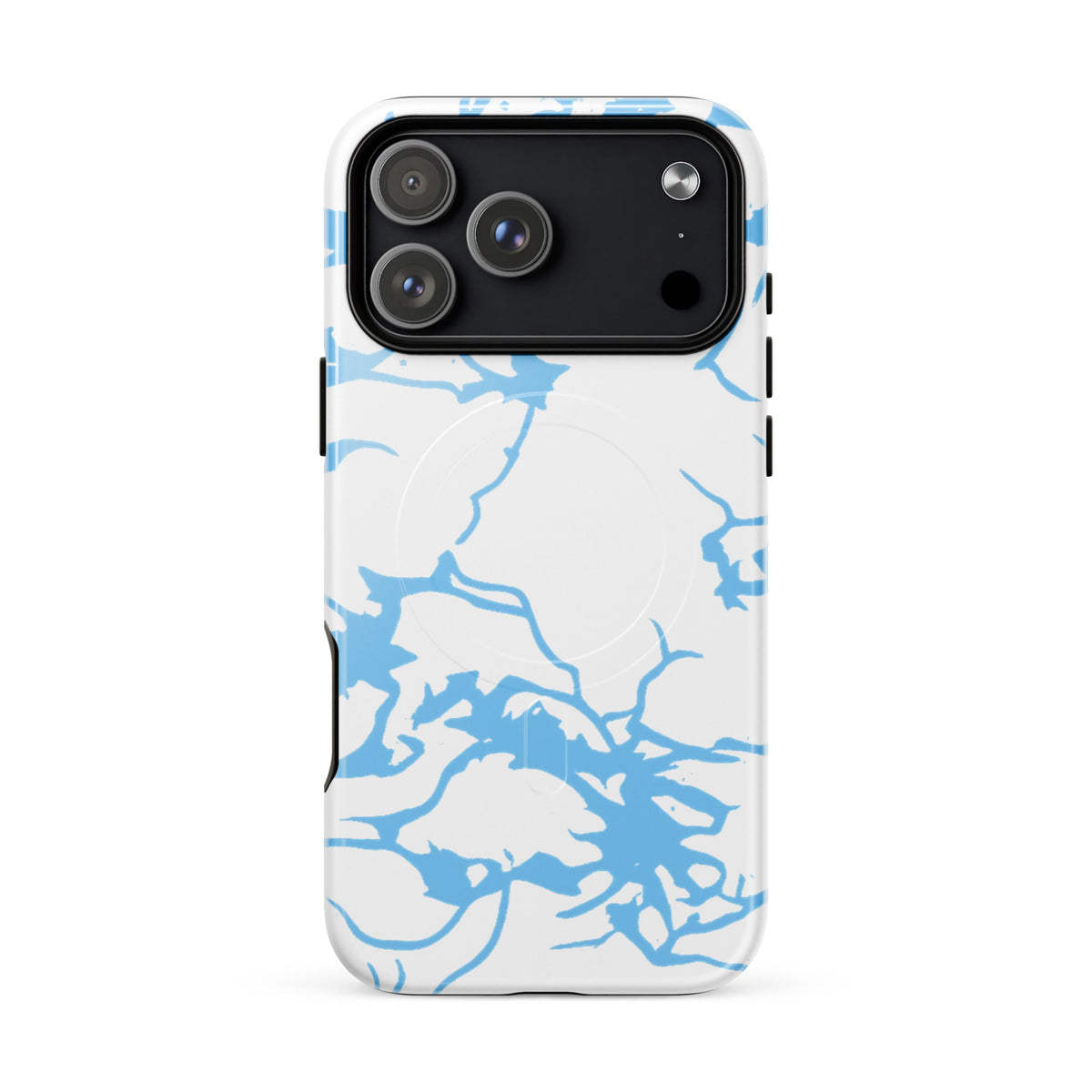 Y2K iPhone Artic Blue Camo MagSafe Case