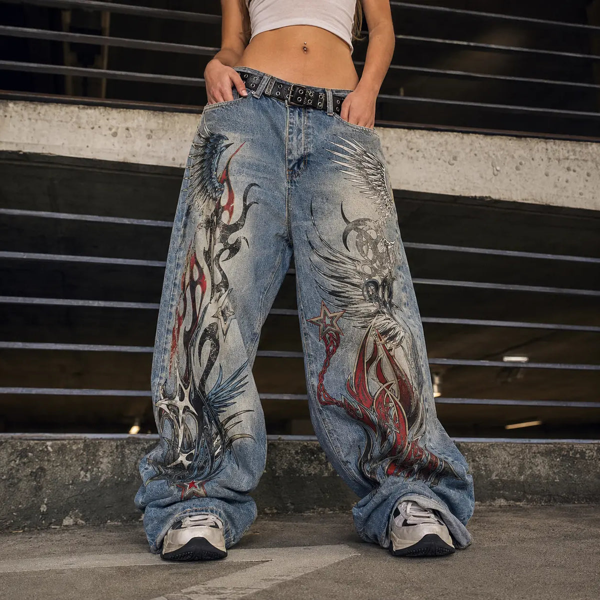 Y2K Graphic Jeans
