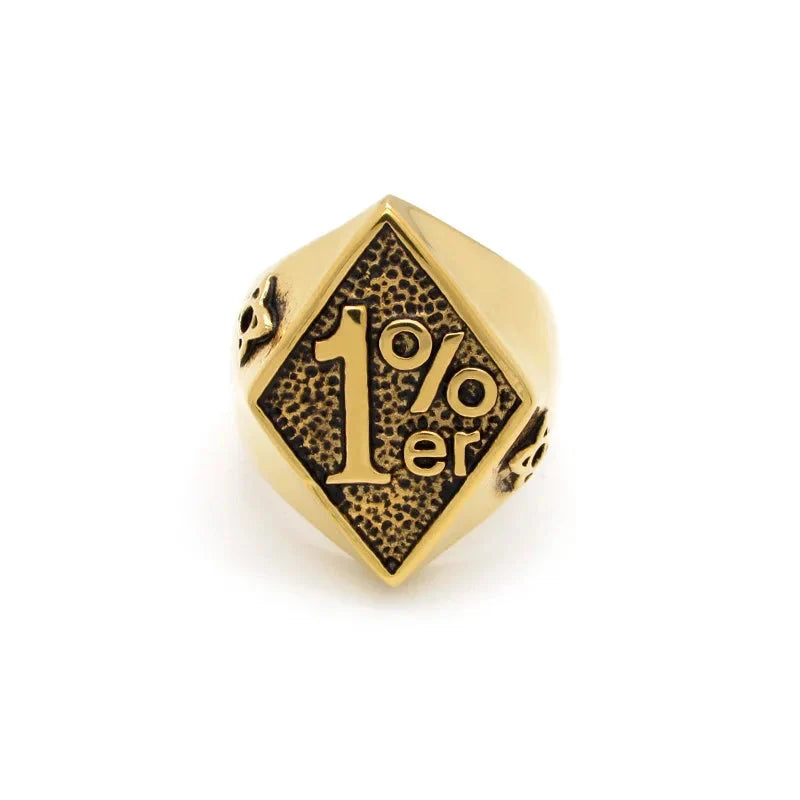 1% er Signet Ring