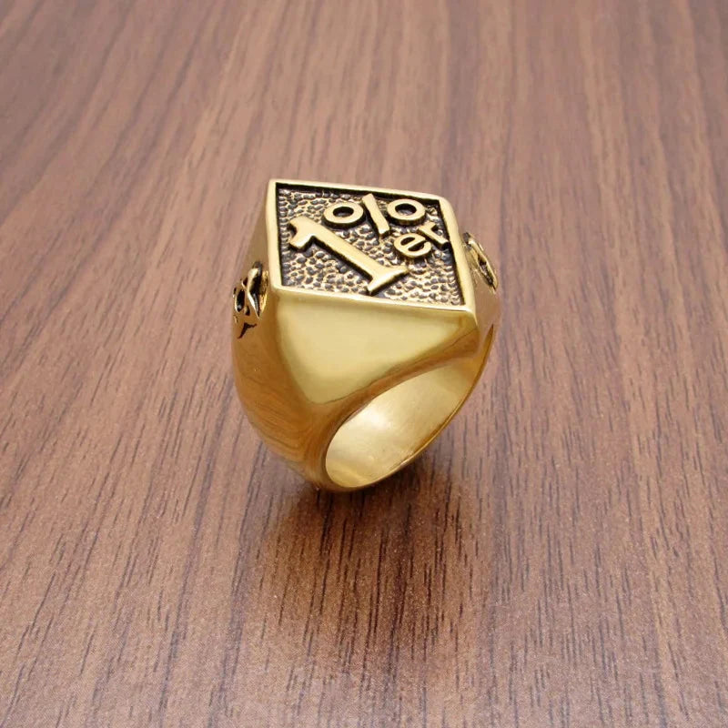1% er Signet Ring