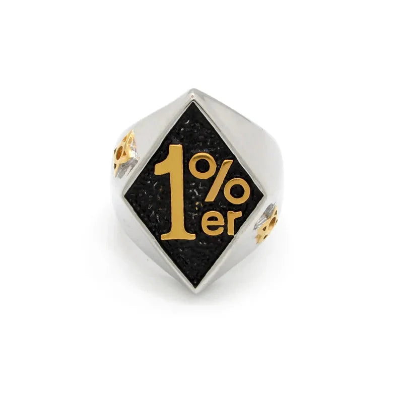 1% er Signet Ring