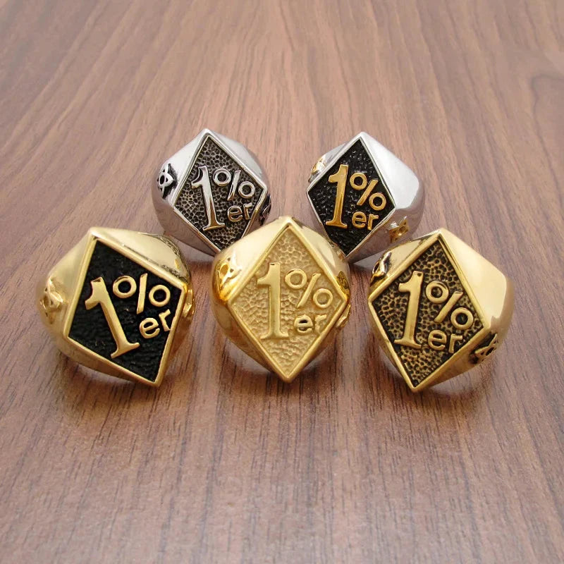 1% er Signet Ring