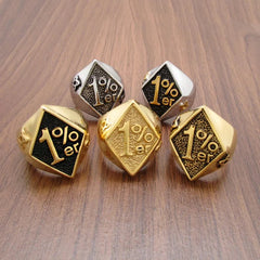 1% er Signet Ring