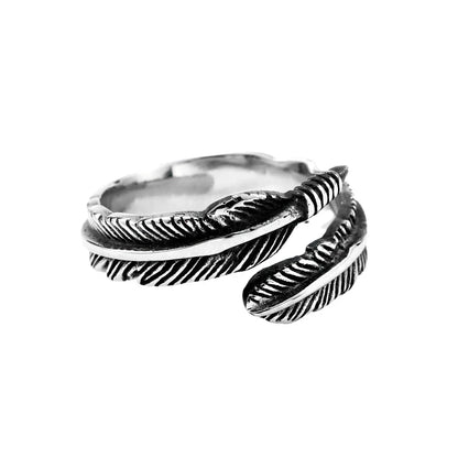 Aesthetic Feather Ring