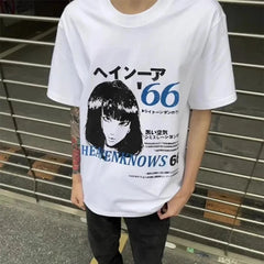 Anime Y2K "They Know" Vintage Graphic T Shirt