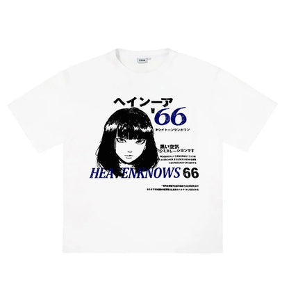 Anime Y2K "They Know" Vintage Graphic T Shirt