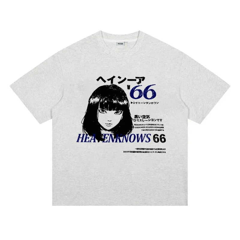 Anime Y2K "They Know" Vintage Graphic T Shirt