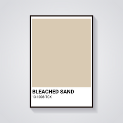 Bleached Sand Art Poster