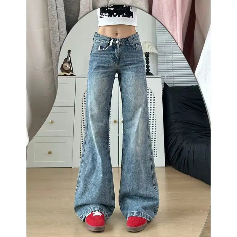 Casual Y2K Grunge Baggy Denim Wide Leg Jeans