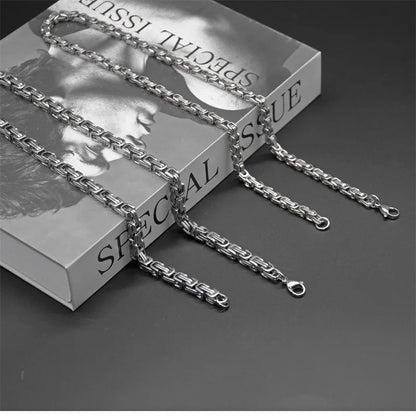 Chain Link Silver Necklace