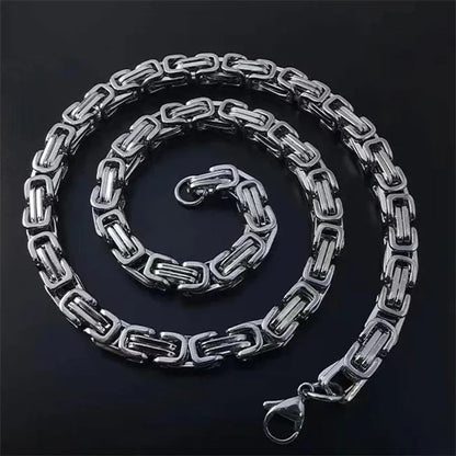 Chain Link Silver Necklace