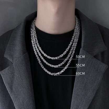 Chain Link Silver Necklace