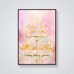 Champagne Tower Poster